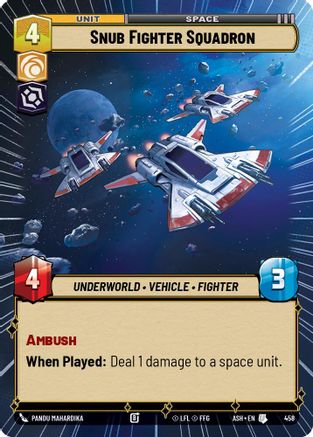 Snub Fighter Squadron (Hyperspace) (458) - Ashes of the Empire