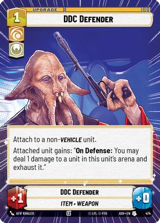 DDC Defender (Hyperspace) (474) - Ashes of the Empire