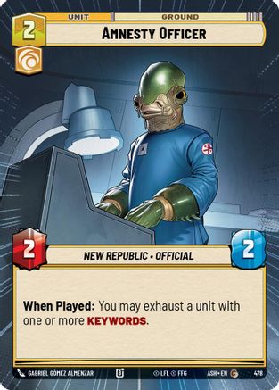 Amnesty Officer (Hyperspace) (478) - Ashes of the Empire
