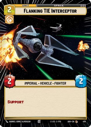 Flanking TIE Interceptor (Hyperspace) (479) - Ashes of the Empire