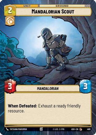 Mandalorian Scout (Hyperspace) (480) - Ashes of the Empire