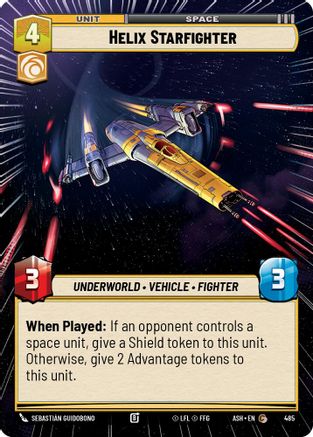 Helix Starfighter (Hyperspace) (485) - Ashes of the Empire