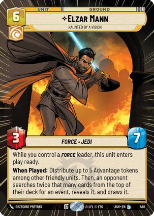 Elzar Mann - Haunted by a Vision (Hyperspace) (488) - Ashes of the Empire