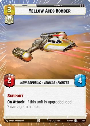 Yellow Aces Bomber (Hyperspace) (517) - Ashes of the Empire