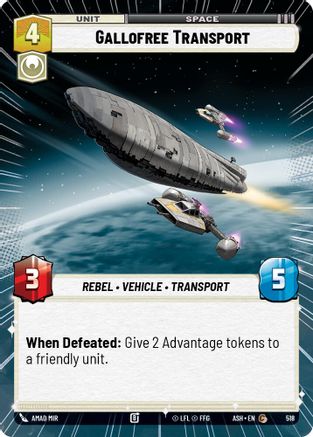 Gallofree Transport (Hyperspace) (518) - Ashes of the Empire