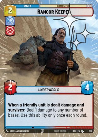 Rancor Keeper (Hyperspace Foil) (534) - Ashes of the Empire Foil