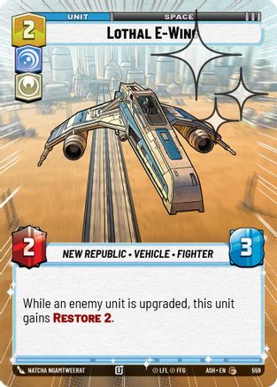 Lothal E-Wing (Hyperspace Foil) (559) - Ashes of the Empire Foil