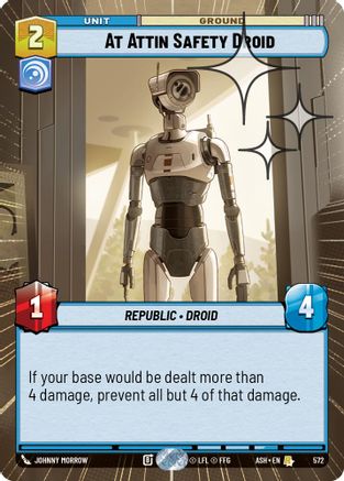 At Attin Safety Droid (Hyperspace Foil) (572) - Ashes of the Empire Foil