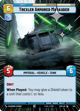 Trexler Armored Marauder (Hyperspace Foil) (584) - Ashes of the Empire Foil