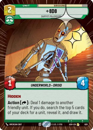 8D8 - Daimyo's Majordomo (Hyperspace Foil) (620) - Ashes of the Empire Foil