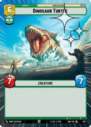 Dinosaur Turtle (Hyperspace Foil) (633) - Ashes of the Empire Foil