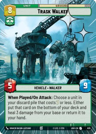 Trask Walker (Hyperspace Foil) (635) - Ashes of the Empire Foil
