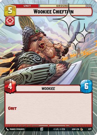 Wookiee Chieftain (Hyperspace Foil) (677) - Ashes of the Empire Foil