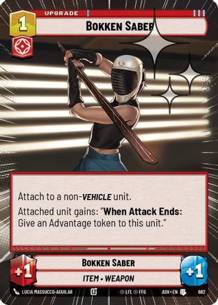 Bokken Saber (Hyperspace Foil) (682) - Ashes of the Empire Foil