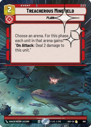 Treacherous Minefield (Hyperspace Foil) (688) - Ashes of the Empire Foil