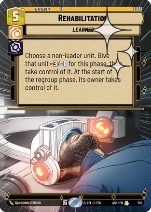 Rehabilitation (Hyperspace Foil) (702) - Ashes of the Empire Foil