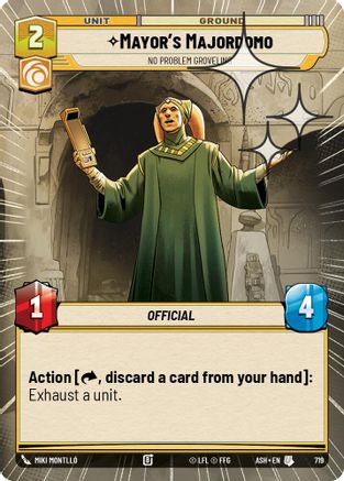 Mayor's Majordomo - No Problem Groveling (Hyperspace Foil) (719) - Ashes of the Empire Foil