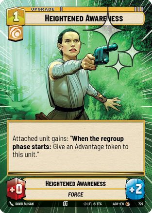 Heightened Awareness (Hyperspace Foil) (729) - Ashes of the Empire Foil