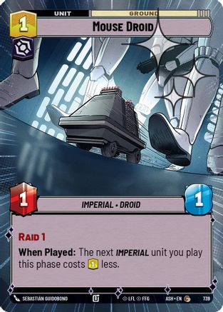 Mouse Droid (Hyperspace Foil) (739) - Ashes of the Empire Foil