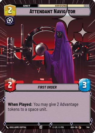 Attendant Navigator (Hyperspace Foil) (740) - Ashes of the Empire Foil
