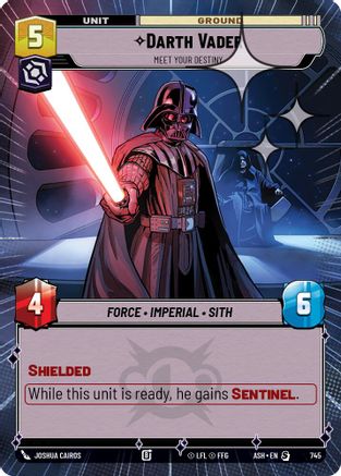 Darth Vader - Meet Your Destiny (Hyperspace Foil) (745) - Ashes of the Empire Foil
