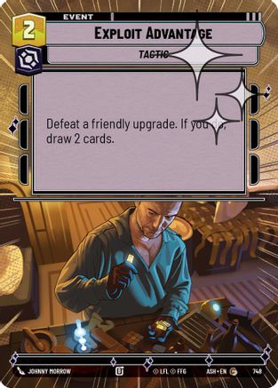 Exploit Advantage (Hyperspace Foil) (748) - Ashes of the Empire Foil