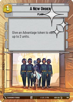 A New Order (Hyperspace Foil) (766) - Ashes of the Empire Foil