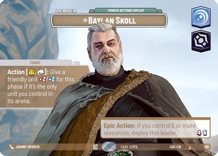 Baylan Skoll - Power Beyond Dream (Showcase) (769) - Ashes of the Empire Foil