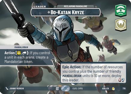 Bo-Katan Kryze - Reclaiming Mandalore (Showcase) (776) - Ashes of the Empire Foil