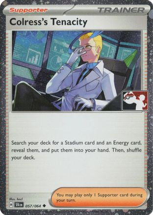 Colress's Tenacity 057/064  - Holofoil Prize Pack Series Cards - Uncommon