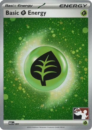 Basic Grass Energy 001  - Holofoil Prize Pack Series Cards - Common