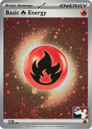 Basic Fire Energy 002  - Holofoil Prize Pack Series Cards - Common