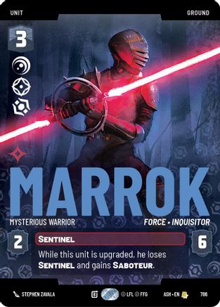 Marrok - Mysterious Warrior (Prestige) (786) - Ashes of the Empire