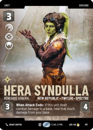 Hera Syndulla - Renegade General (Prestige) (787) - Ashes of the Empire