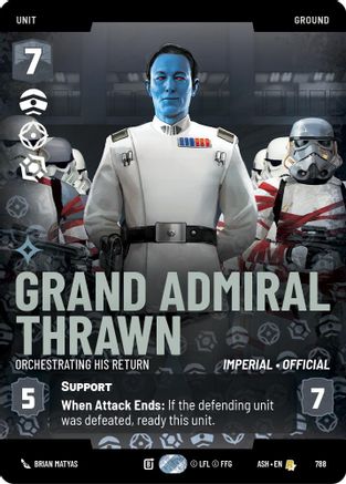 Grand Admiral Thrawn - Orchestrating His Return (Prestige) (788) - Ashes of the Empire