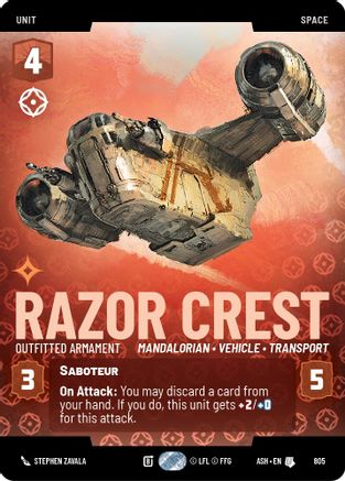 Razor Crest - Outfitted Armament (Prestige) (805) - Ashes of the Empire