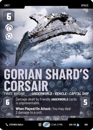 Gorian Shard's Corsair - Pirate Warship (Prestige) (808) - Ashes of the Empire