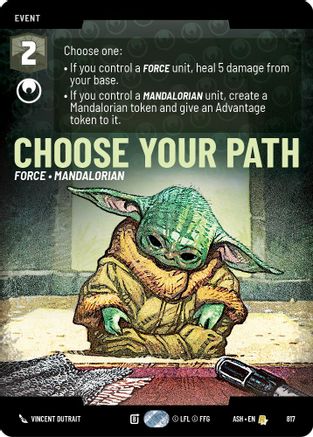 Choose Your Path (Prestige) (817) - Ashes of the Empire