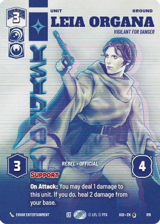 Leia Organa - Vigilant for Danger (Prestige) (819) - Ashes of the Empire