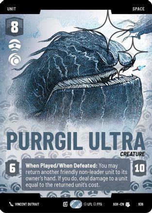 Purrgil Ultra (Prestige Foil) (836) - Ashes of the Empire Foil