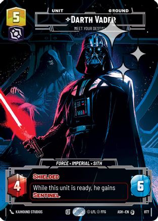 Darth Vader - Meet Your Destiny (Prestige Foil) (877) - Ashes of the Empire Foil