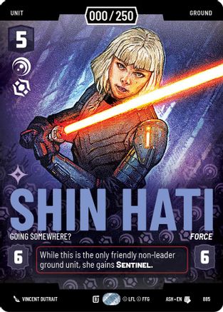 Shin Hati - Going Somewhere? (Serialized) (885) - Ashes of the Empire Foil