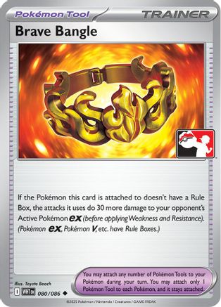 Brave Bangle 080/086  - Holofoil Prize Pack Series Cards - Uncommon