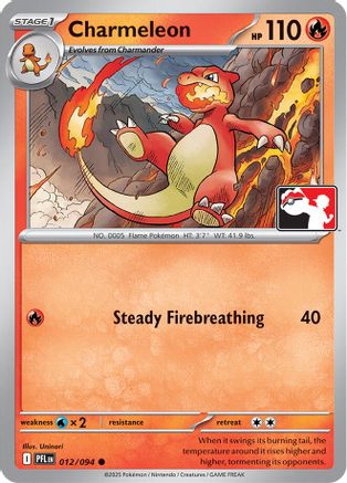 Charmeleon 012/094  Prize Pack Series Cards - Common