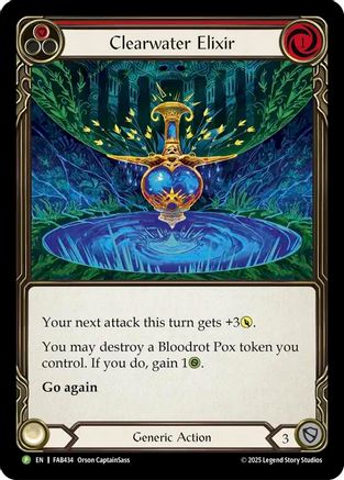 Clearwater Elixir - FAB434 (FAB434) - Flesh and Blood: Promo Cards Cold Foil