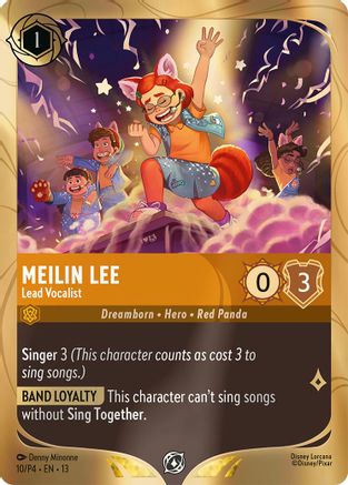 Meilin Lee - Lead Vocalist (10) - Disney Lorcana Promo Cards Holofoil