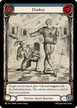 Donkey - FAB484 (FAB484) - Flesh and Blood: Promo Cards Rainbow Foil