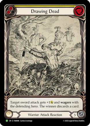 Drawing Dead - FAB486 (FAB486) - Flesh and Blood: Promo Cards Rainbow Foil