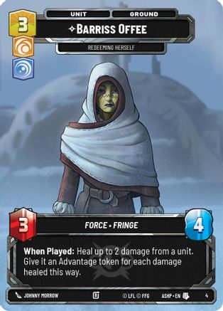 Barriss Offee (4) - Ashes of the Empire  Weekly Play Promos
