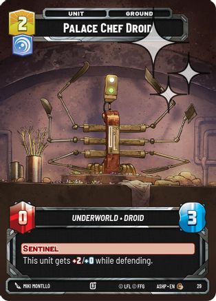 Palace Chef Droid (Foil) (29) - Ashes of the Empire  Weekly Play Promos Foil